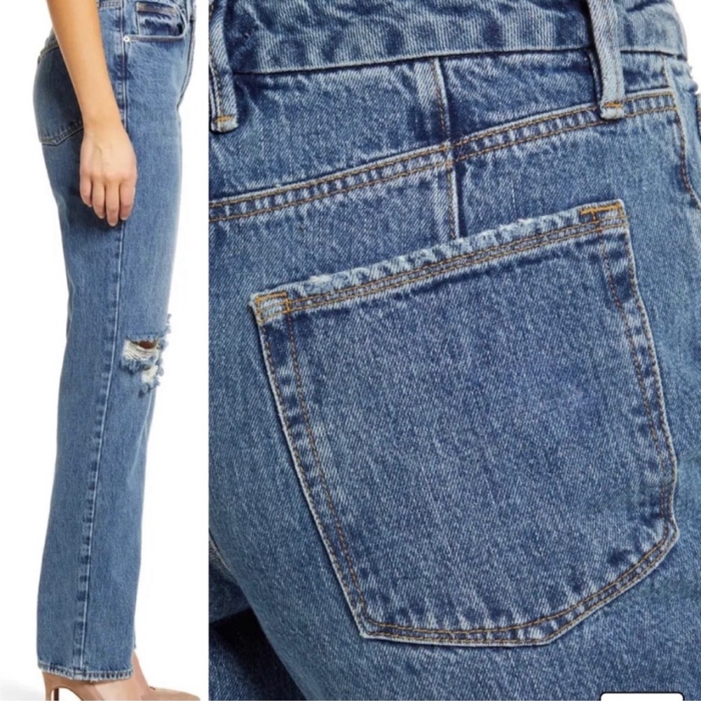 NWT GOOD AMERICAN INDIGO061 JEANS